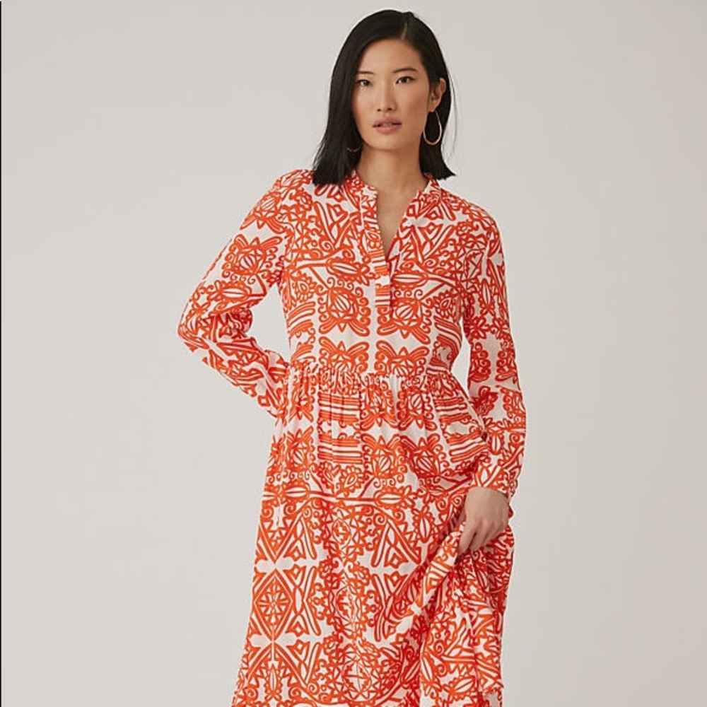 Anthropologie x Mare Boho long sleeve maxi dress